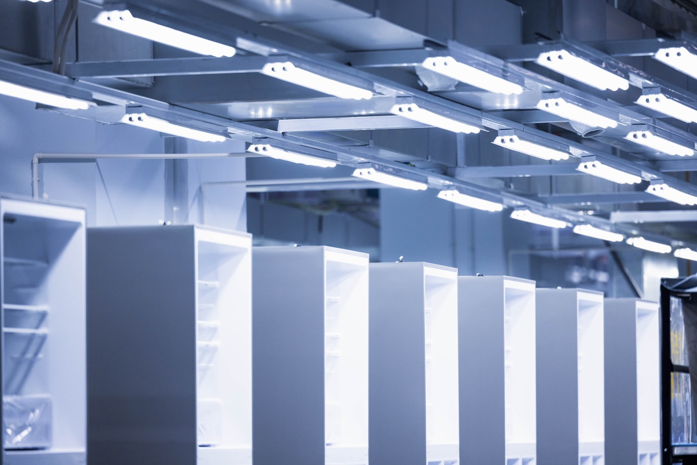 Industrial spare parts organised for consolidated shipment